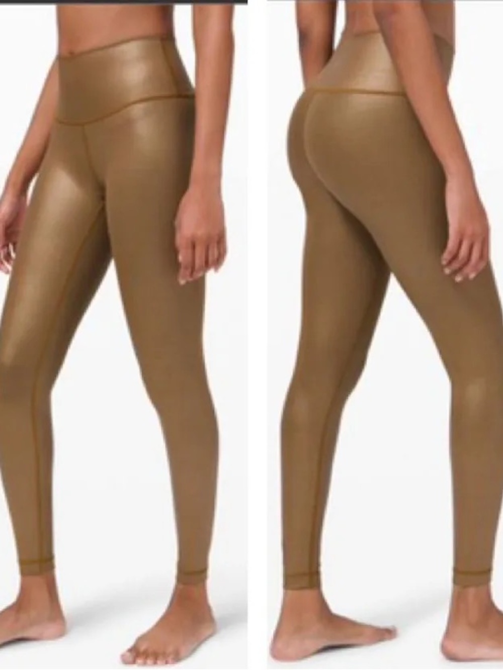 NWOT LULULEMON GOLD SPECIAL EDITION TIGHTS High-Rise Leggings